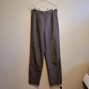 Vintage Plaid Trousers